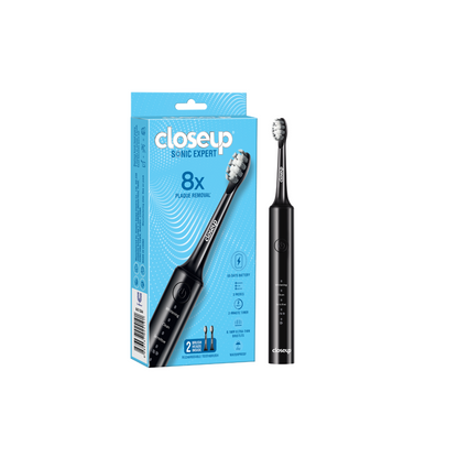 Close Up Sonic Expert Electric Toothbrush (Black)