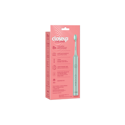 Close Up Sonic Expert Electric Toothbrush (Pastel Green)