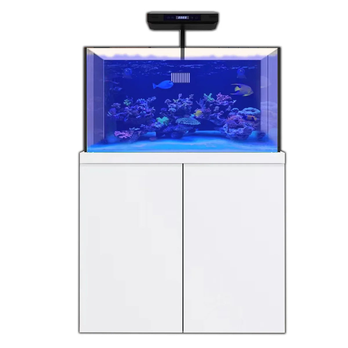 100 Gallon Coral Reef Aquarium Fish Tank Complete Set including one Coral light & one Protein Skimmer